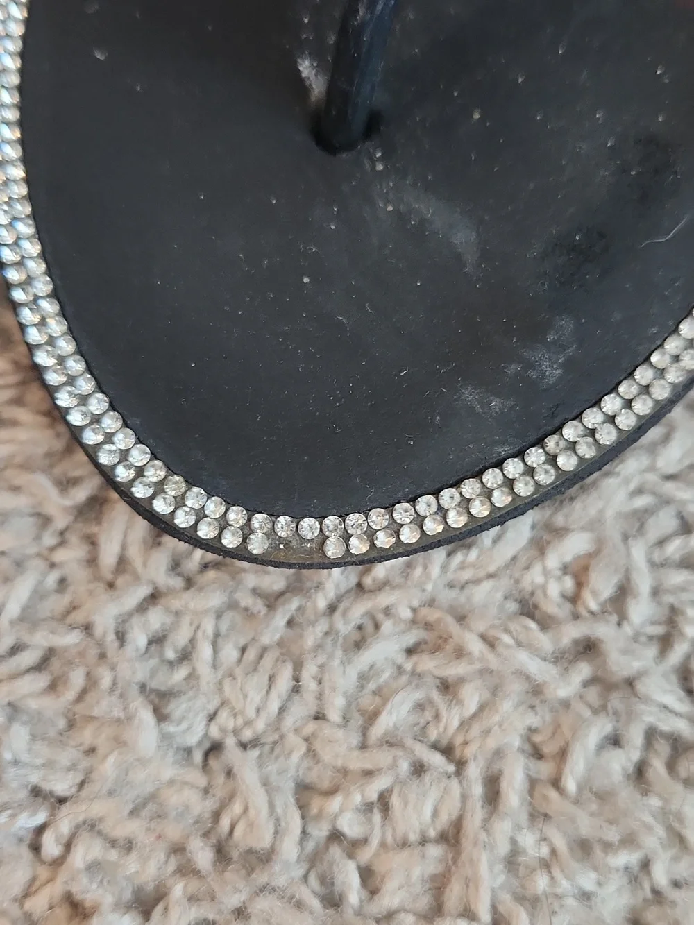 Bebe Bejeweled Flip Flops - Picture 4 of 8